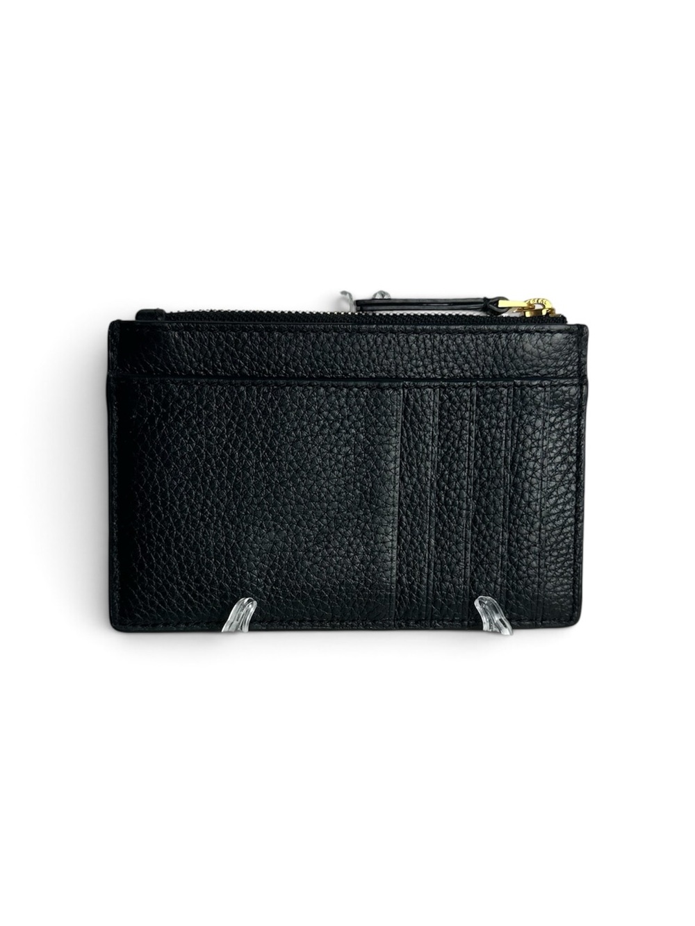 TORY BURCH | Britten Leather Zip Card Case - Picture 2 of 4